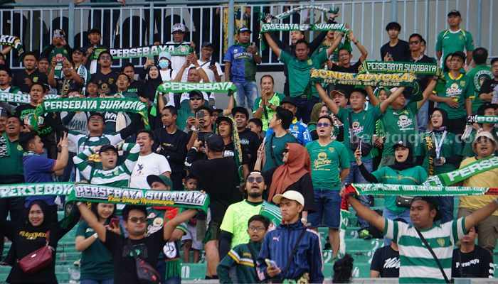Suporter Persebaya Surabaya.(way)