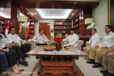 Hary Tanoe Temui Prabowo di Kertanegara, Jajaki Kerja Sama Politik Foto dok Tim Media Prabowo