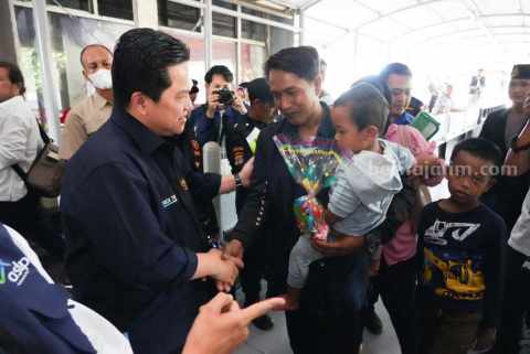 Erick Thohir Pastikan Pemudik Terlayani di Merak-Bakauheni