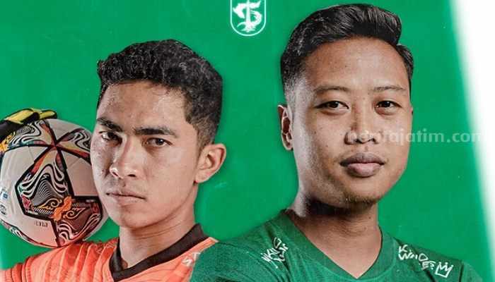 Arizky dan Dida secara resmi di lepas Persebaya. (Doc Persebaya)