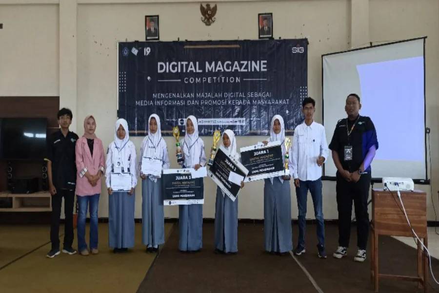 SIG Tuban Support LPM Unirow Dalam Lomba Digital Magazine Tingkat SMA SIG Tuban