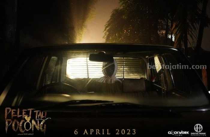 Poster Pelet Tali Pocong yang tayang di Malang, Blitar, dan Tulungagung, hari ini. (Sumber: Instagram pelettalipocongmovie)