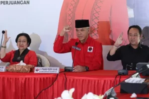 Ganjar Pranowo saat ditunjuk sebagai Capres PDIP