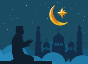 5 Keutamaan I’tikaf Saat Ramadhan, Bakal Jauh dari Api Neraka Ilustrasi berdoa. (Sumber foto: gstudioimagen1/freepik.com)