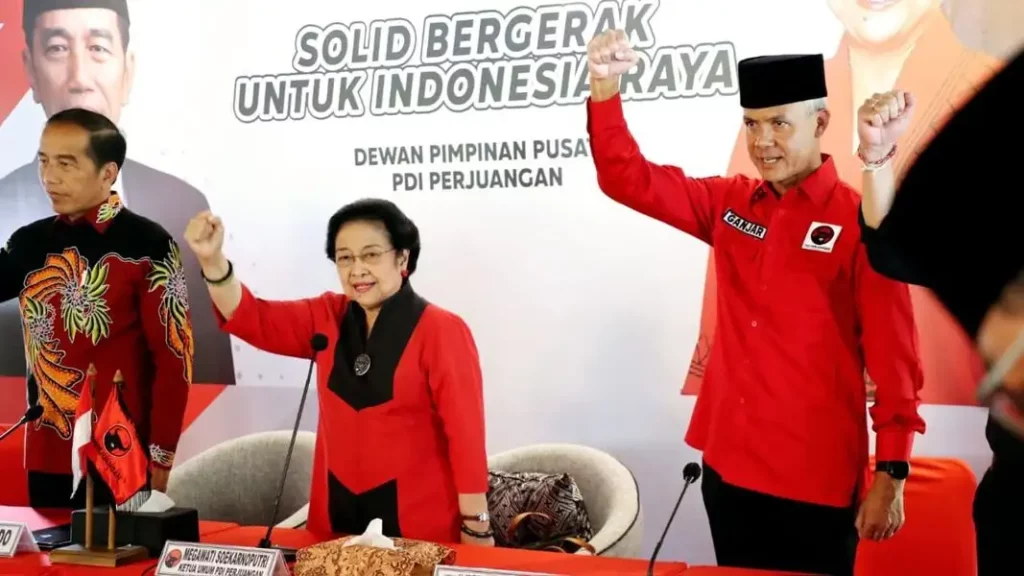 Ganjar Pranowo dan Megawati