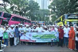 Ratusan Warga Sumenep Mudik Gratis dari GBK Jakarta mudik gratis sumenep