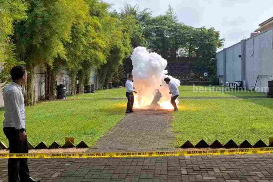 pemusnahan bahan peledak