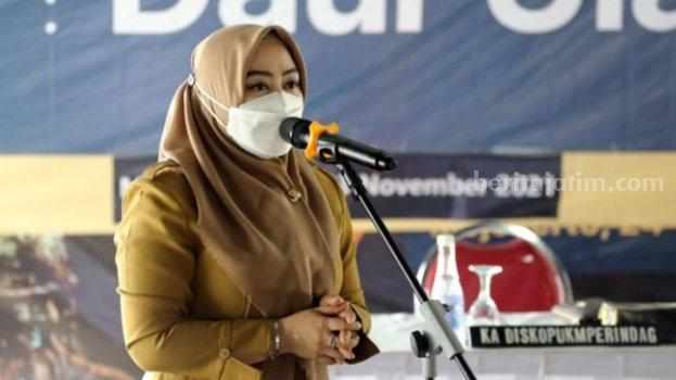Kepala Diskopukmperindag Kota Mojokerto, Ani Wijaya. [Foto : dok]