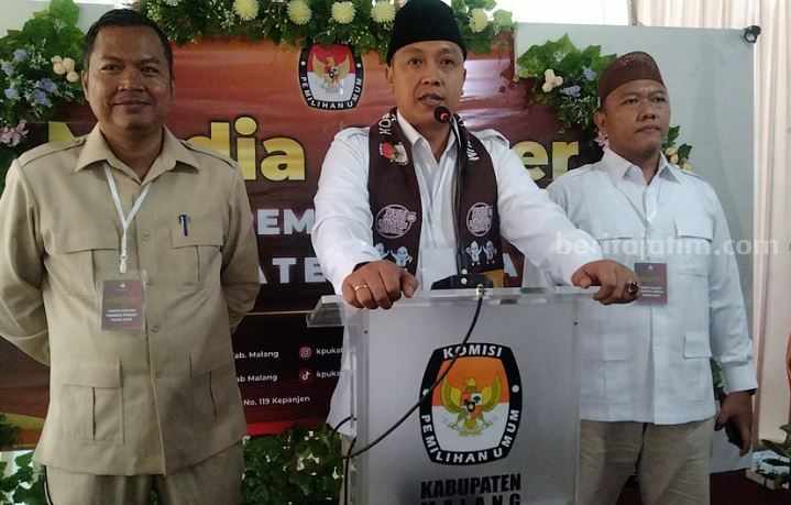 Ketua DPC Partai Gerindra Kabupaten Malang, Chusni Mubarok, Minggu (14/5/2024) sore.