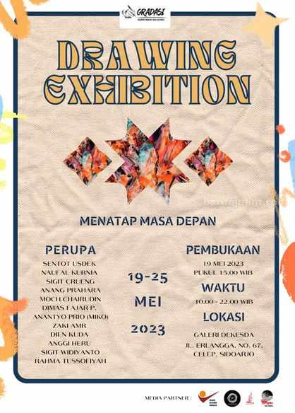 Pameran Komunitas Gradasi bertema Menatap Masa Depan.