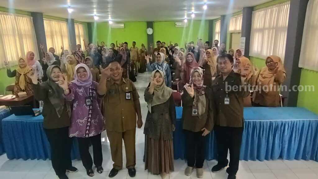 Sosialisasi Uji Kemahiran Berbahasa Indonesia (UKBI) Adaptif Merdeka bagi Pemangku Kepentingan di Blitar Raya pada Selasa, 16 Mei 2023, yang digelar Balai Bahasa Provinsi Jawa Timur (BBJT).