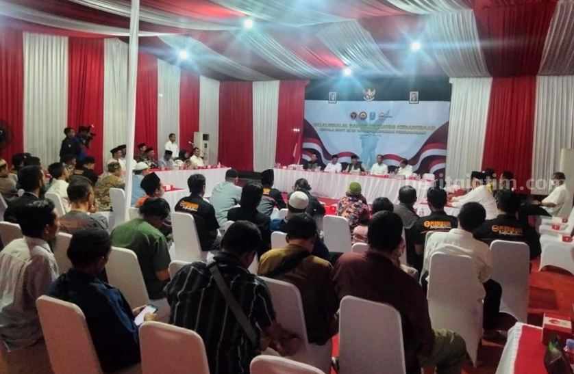 Kegiatan kunjungan kerja Kepala BNPT RI di Yayasan Lingkar Perdamaian, Desa Tenggulun, Kecamatan Solokuro, Lamongan (Foto: Istimewa).