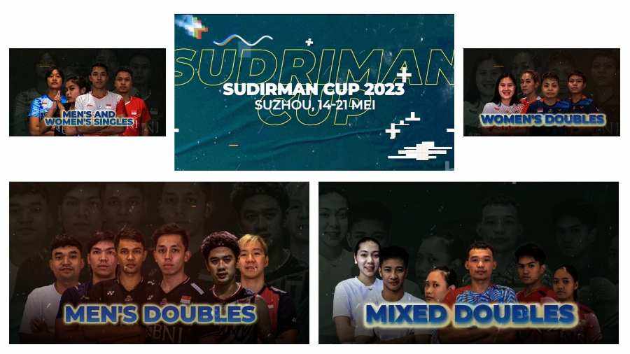 Daftar pemain yang menjadi pasukan Sudirman Cup 2023 (Sumber: PBSI)