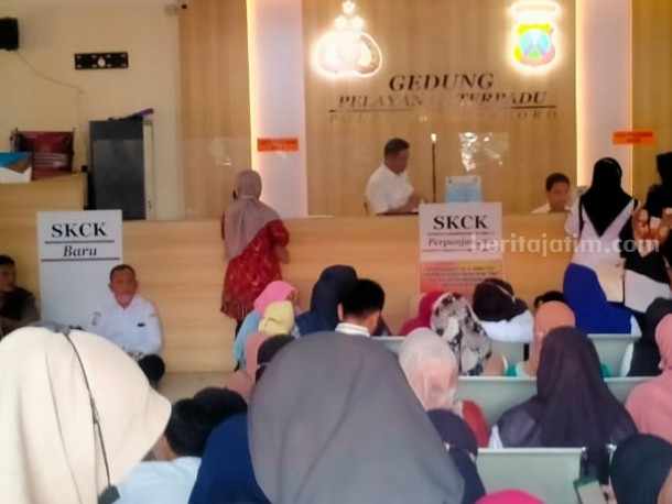 Ilustrasi Pengajuan SKCK di Polres Bojonegoro.