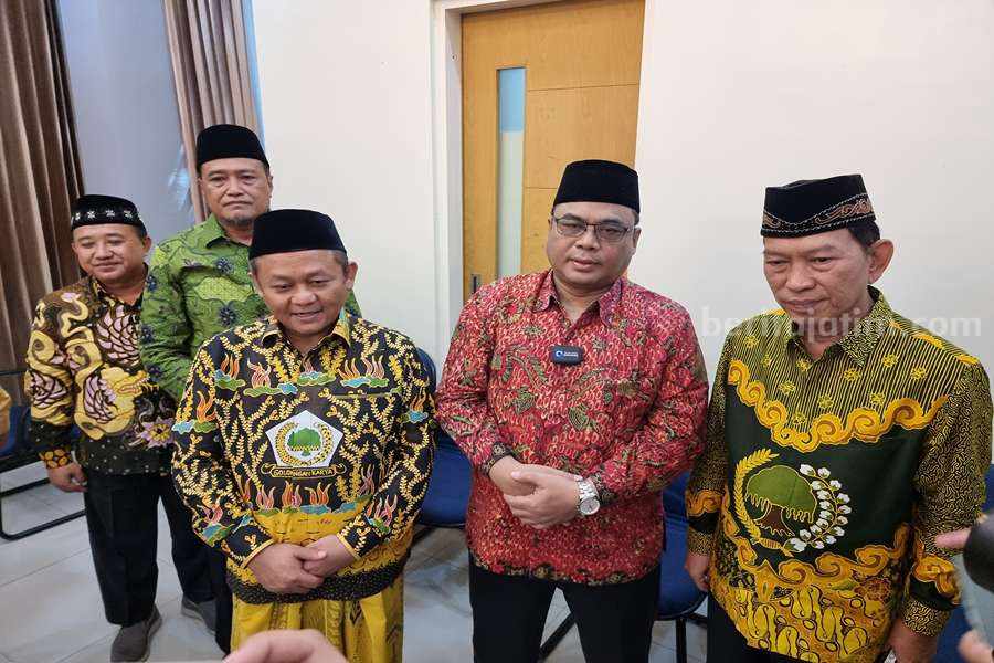 Silaturahmi ke LDII, Ketua Golkar Jatim: Kami Punya Sejarah Panjang Ketua Golkar Jatim M Sarmuji dan Ketua LDII Jatim Amrodji Konawi