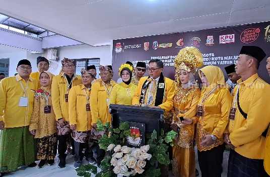 DPD Partai Golkar Kota Malang mendaftarkan 45 bakal calon legislatif ke KPU.