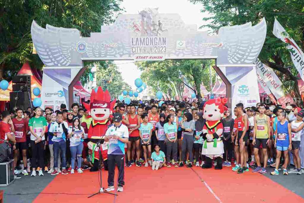 amongan City Run 2023 yang digelar oleh Pemerintah Kabupaten Lamongan (Foto/ist).
