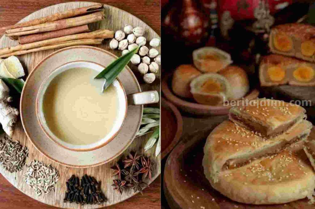 Bandrek dan Kue Bulan (insta tangfong & masakandapurmarisa)