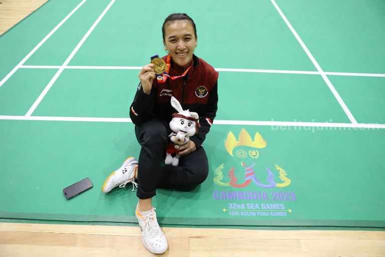 Pebulutangkis Jember Febriana Peraih Emas Sea Games Ungkap Lawan Terberatnya