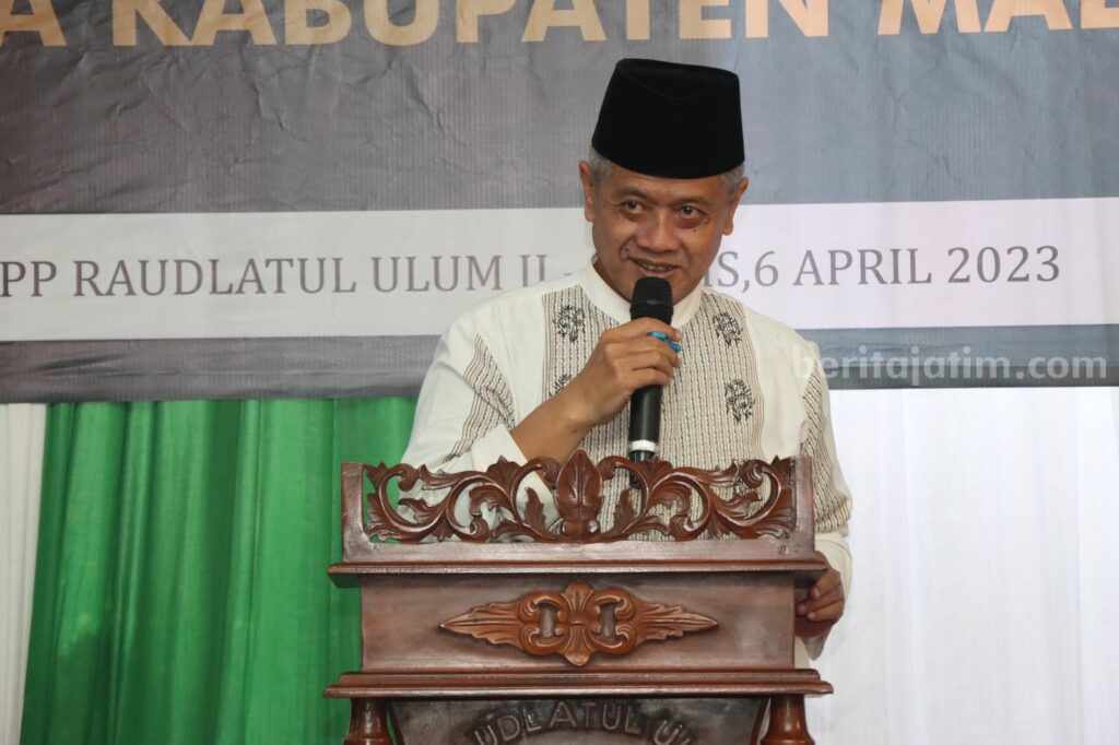 Makin Dipercaya Publik, Ketua PCNU Kabupaten Malang Apresiasi Kinerja Polri Ketua PCNU Kabupaten Malang, KH.Hamim Kholili.
