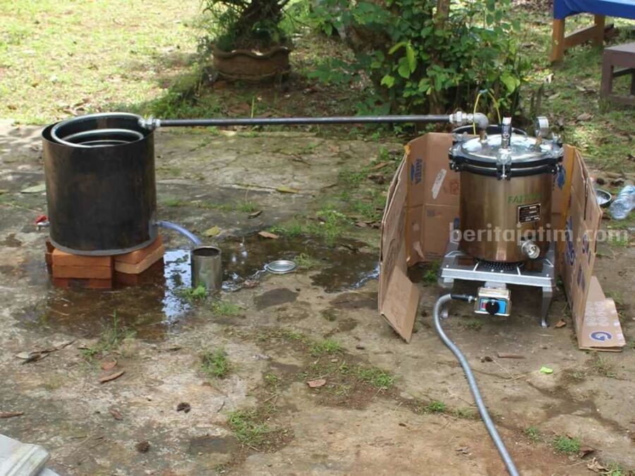 Smart Reducer Gas Pyrolysis Alat hasil inovasi tim Fuchelia ITS Surabaya