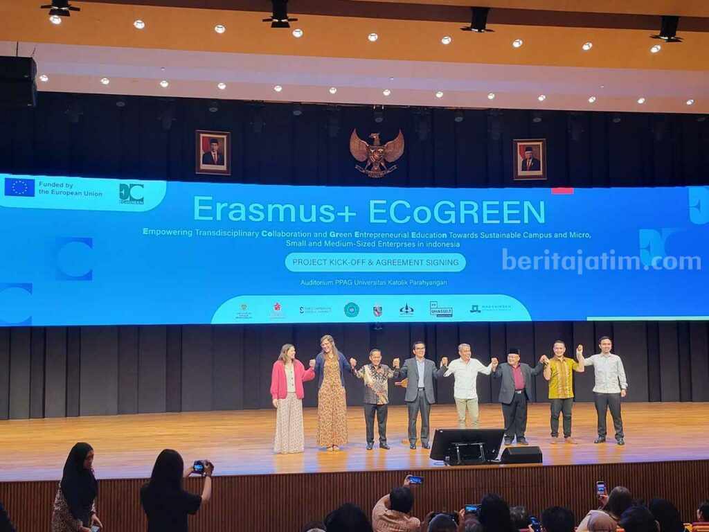 Kick-off proyek ECoGREEN di Universitas Katolik Parahyangan, Bandung