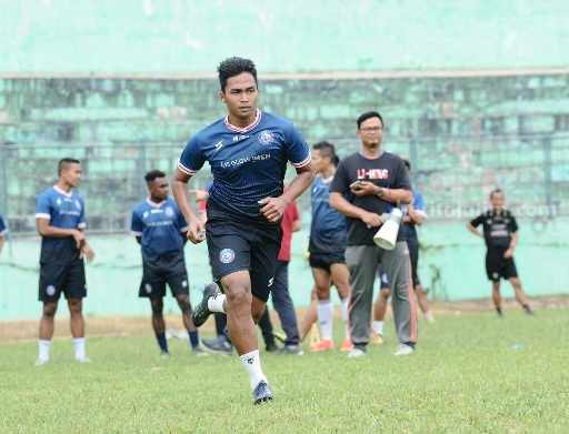 Pemain Arema FC jalani fitness test. (MO Arema FC)