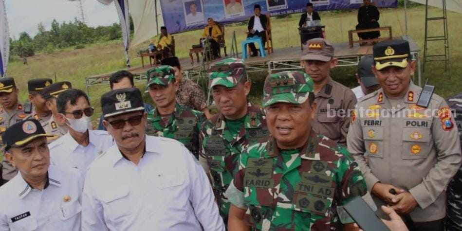 Panglima Komando Daerah Militer (Pangdam) V/Brawijaya Mayor Jenderal TNI Farid Makruf (Foto: Zamachsari/beritajatim.com)