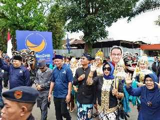 DPD Partai Nasdem Kota Malang mendaftarkan 45 Bacaleg ke KPU.