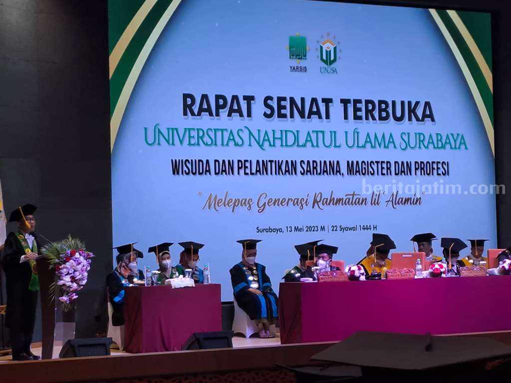 Unusa Surabaya Kukuhkan 137 Wisudawan Terbaik wisuda unusa