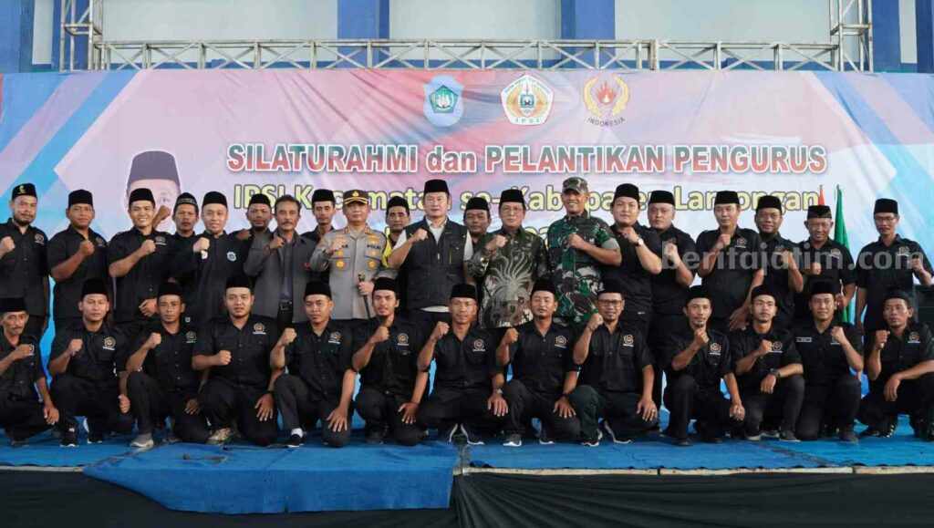 Pengukuhan Pengurus IPSI Kecamatan se-Kabupaten Lamongan, yang digelar di Gedung Lamongan Sport Center.
