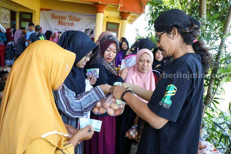 GGN Jawa Timur mengadakan bazar telur murah