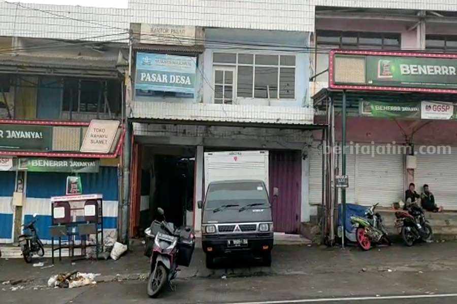 Kondisi Pasar Desa Wonosari, Kecamatan Tutur, Kabupaten Pasuruan.