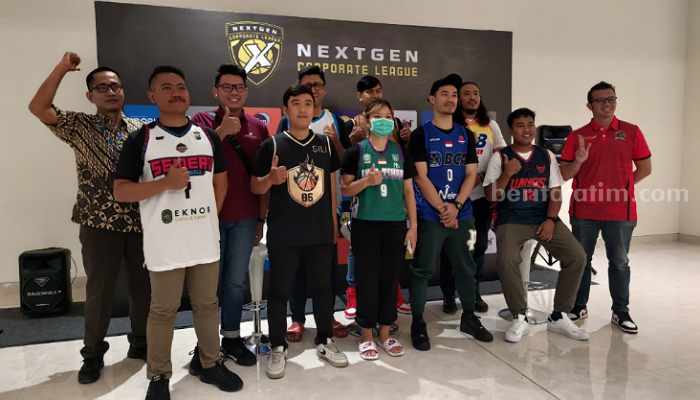 17 Tim Basket Bersaing di Kompetisi Nextgen Corporate League 2023 Perwakilan pemain basket corporate dan tim se Surabaya di Nextgen Ciputra World, Surabaya. (Way)