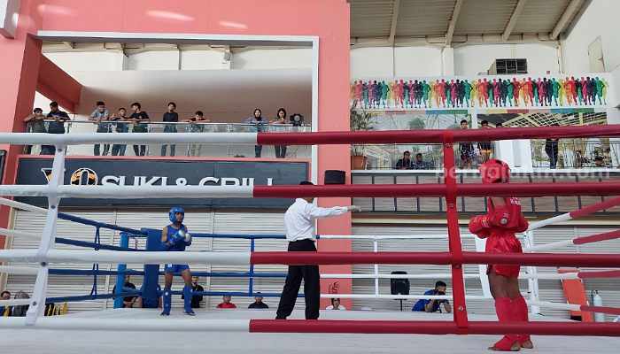 Atlet Muaythay ikuti Kerjurprov Jatim 2023. (Way)