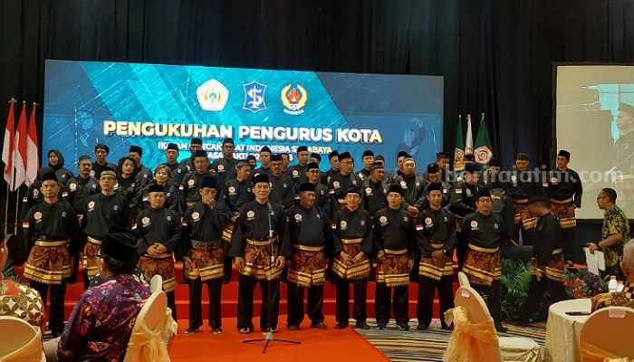 Pelantikan IPSI Kota Surabaya. (Way)
