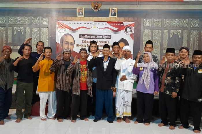 Tokoh Lintas Agama Deklarasi Perdamaian Dunia di Situs Ndalem Pojok Kediri