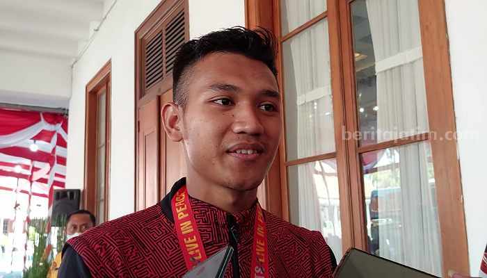 Titan Agung, striker timnas indonesia asal Malang, Jawa Timur. (Way).