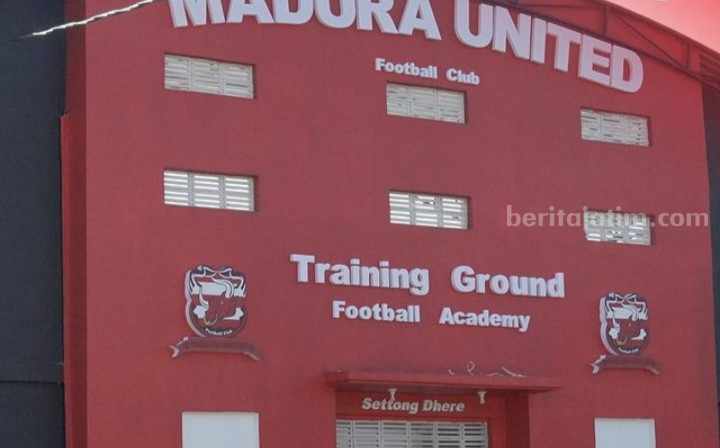 Madura United Training Ground (MUTG) Laskar Sape Kerrab di Jl Stadion, Pamekasan.