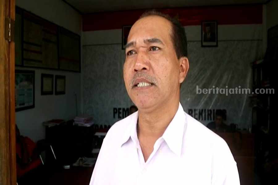 Tanah Kas Desa Jadi Opsi Relokasi Warga Terdampak Tanah Gerak di Ponorogo Kades Bekiring Agus Santoso. (Foto/Istimewa)