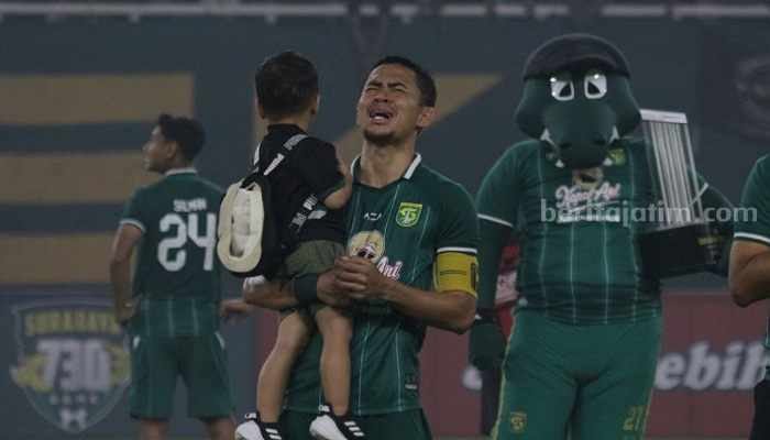 Persebaya vs Barito Seperti Duel Para Mantan Reva Adi, Kapten tim Persebaya Surabaya. (Way)