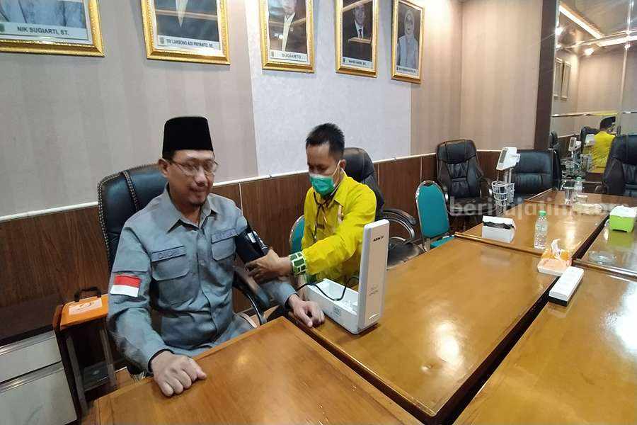 Anggota DPRD Kabupaten Pasuruan saat Medical Checkup