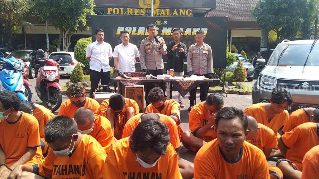 Wakapolres Malang Kompol Wisnu Setiyawan Kuncoro, dalam Rilis Operasi Sikat Semeru, Rabu (31/5/2023) siang.