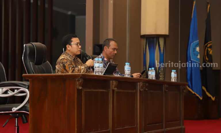 UB Siapkan 16 Titik Lokasi dan 68 Ruang untuk UTBK 2023 Pengarahan UTBK oleh wakil rektor bidang akademik UB (Foto: Istimewa)
