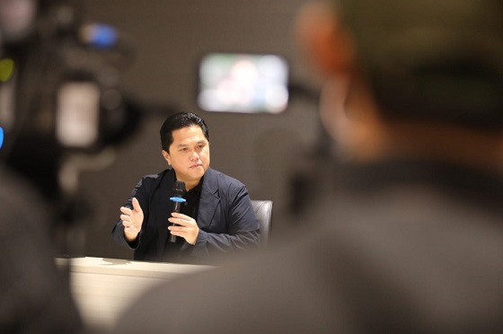 PSSI Minta Pemerintah Komitmen Sukseskan Piala Dunia U-17 Ketua Umum PSSI Erick Thohir menegaskan bahwa pihaknya sedang mengurus izin pertandingan Liga 1 musim 2023/2024. (Foto: PSSI)