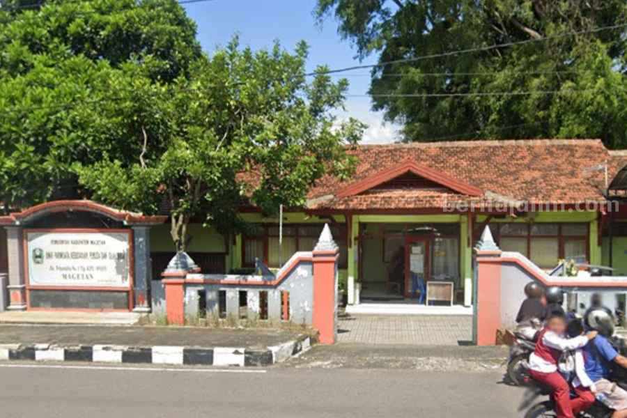 Gedung Disparbud Magetan yang terletak di Jalan Tripandita, Kelurahan Sukowinangun, Kecamatan/Kabupaten Magetan