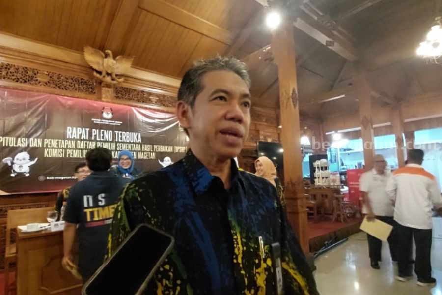 Ketua KPU Magetan Fahrudin.