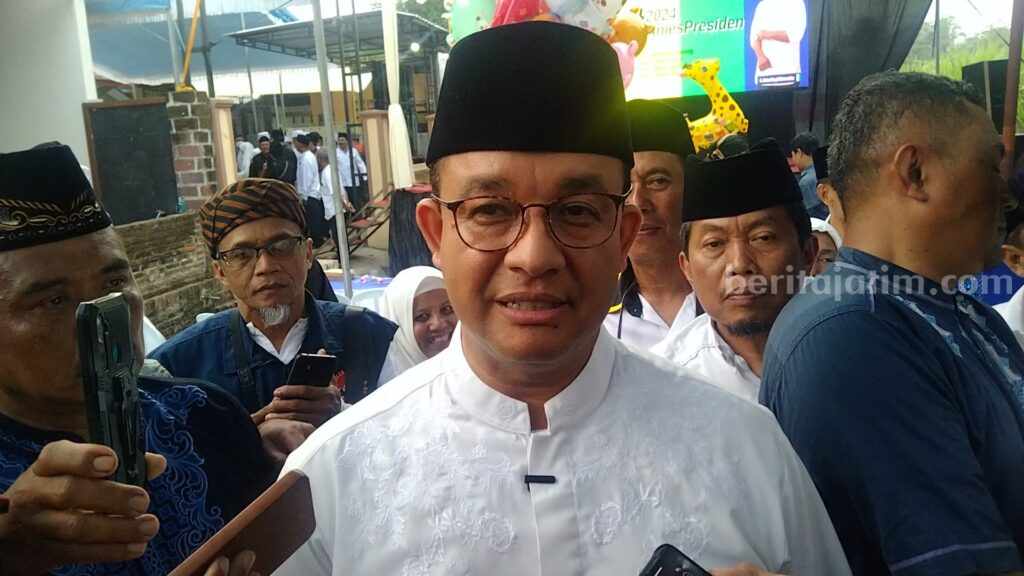 Bacapres Anies Baswedan, di Ponpes Darul Muttaqin Desa Jeru, Kecamatan Turen, Kabupaten Malang, Rabu (24/5/2023) sore.