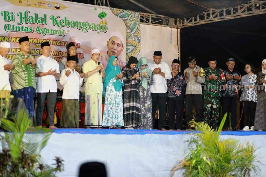Di Kota Kediri, Halal Bihalal Kebangsaan Lintas Agama Jadi Simbol Nyata Kerukunan