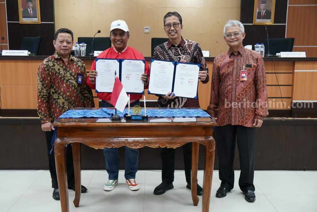 Saling Support, Bankjatim dan UNESA Tanda Tangani MoU di Bidang Bisnis & Akademis